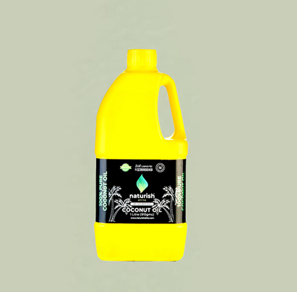 Naturish Elite's Coconut Oil - 1L- Travel Pack